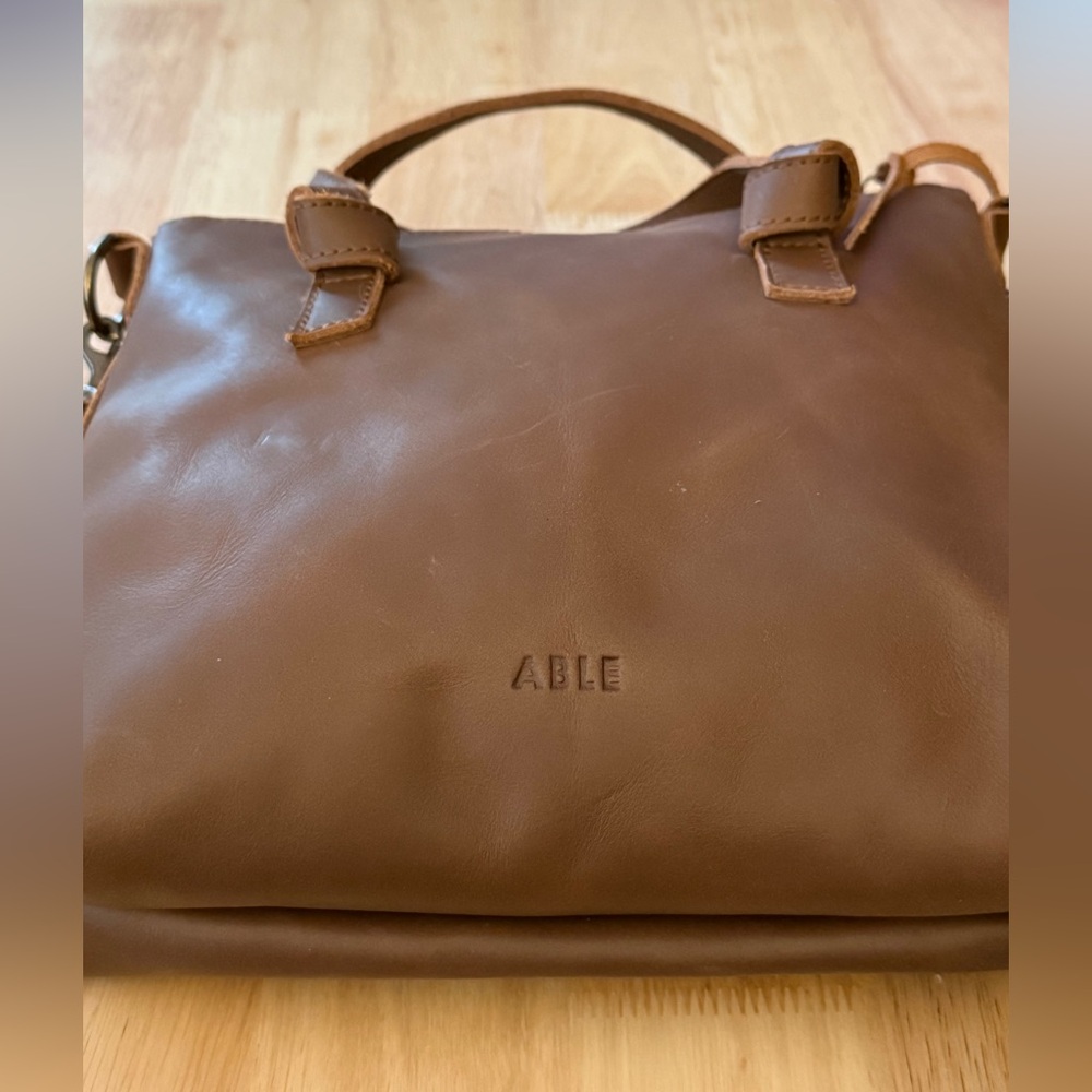 ABLE Leather Rachel Crossbody Bag